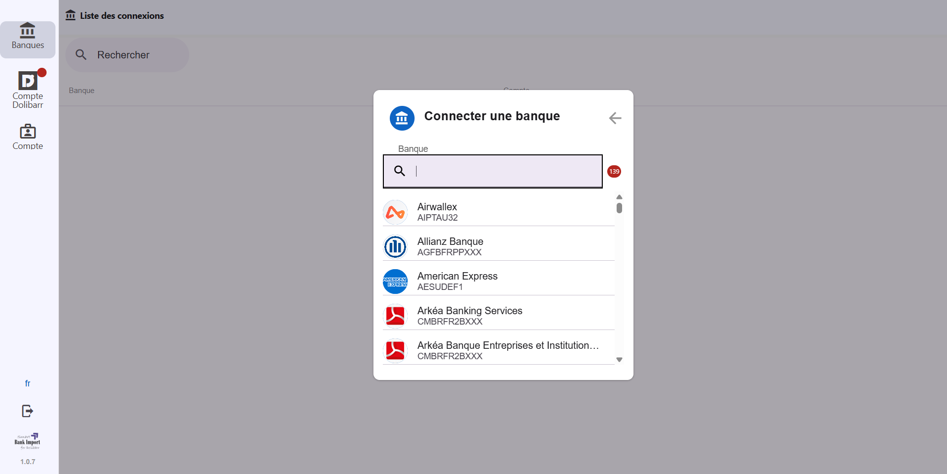 connect your bank screenshot