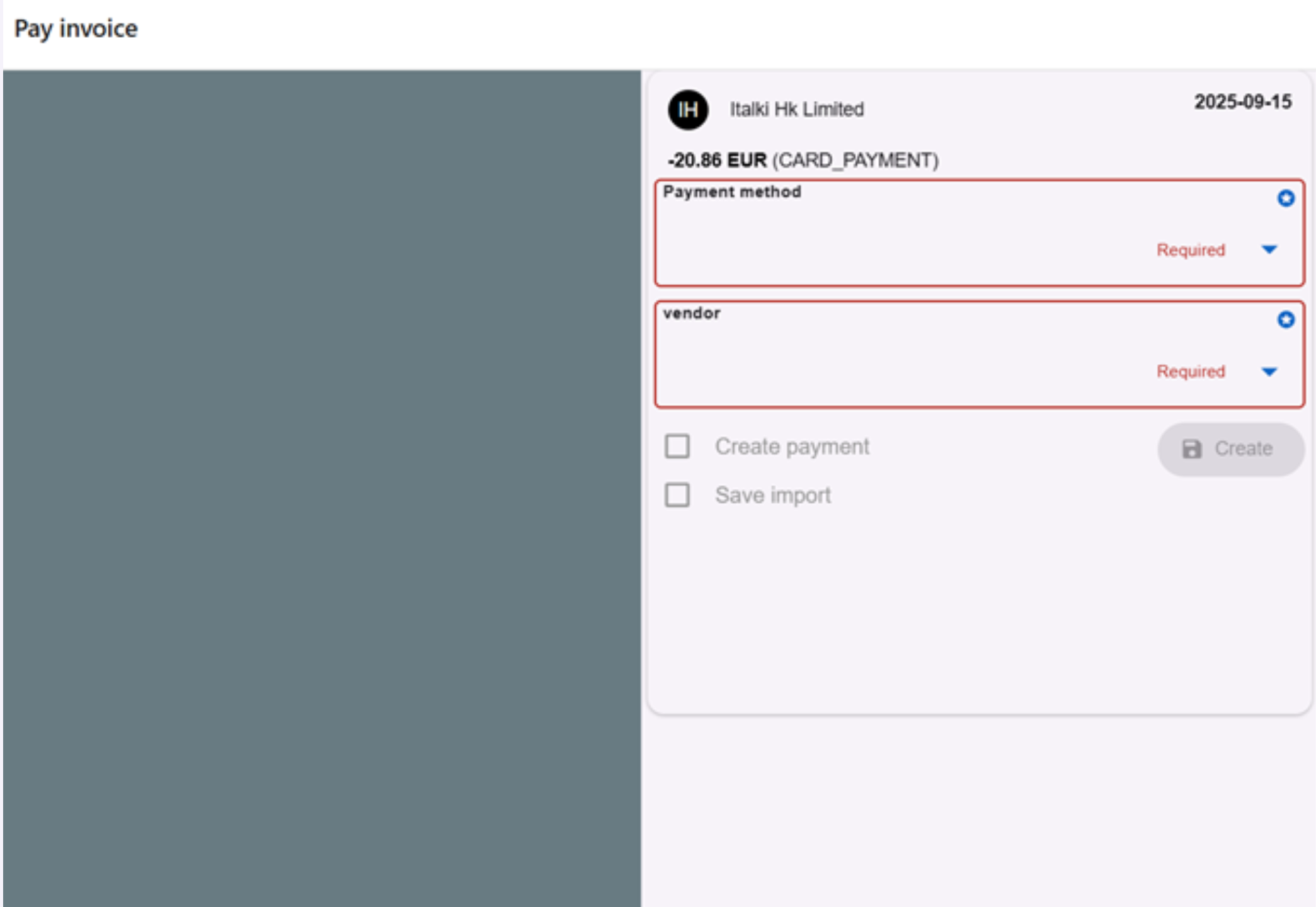 Dolibarr Connection Screenshot